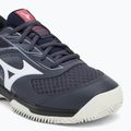Mizuno Break Shot 5 CC tenisz cipő odyssey szürke/fehér/kék gránit 7