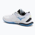 Mizuno Wave Fang 2 tollaslabda cipő fehér/rózsaszín tetra/külföldön mindenhol 3