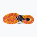 Mizuno Wave Claw 3 tollaslabda cipő fehér/citrus/calypso coral 12