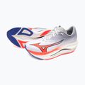 Férfi futócipő Mizuno Wave Rebellion Flash 3 fehér/tüzes korall 2/iris bloom 9