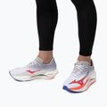 Férfi futócipő Mizuno Wave Rebellion Flash 3 fehér/tüzes korall 2/iris bloom 10