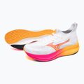 Mizuno Neo Zen fehér/narancs/rózsaszín tetra futócipő 16