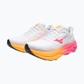 Mizuno Wave Sky 9 fehér/narancs/rózsaszín tetra futócipő 8