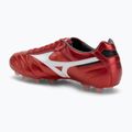 Mizuno Morelia II Elite FG férfi futballcipő 40. piros/fehér/fekete 3
