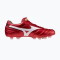 Mizuno Morelia II Pro FG férfi futballcipő 40. piros/fehér/fekete 2