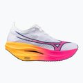 Mizuno Wave Rebellion Pro 3 futócipő fehér/rózsaszín tetra/tang narancssárga