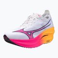 Mizuno Wave Rebellion Pro 3 futócipő fehér/rózsaszín tetra/tang narancssárga 3