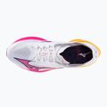 Mizuno Wave Rebellion Pro 3 futócipő fehér/rózsaszín tetra/tang narancssárga 7