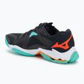 Mizuno Wave Lightning Z8 röplabda cipő fekete/angol/jégzöld 3