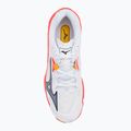 Mizuno Wave Lightning Z8 fehér/tüzes korall 2/citrus röplabdacipő 5