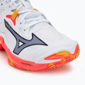 Mizuno Wave Lightning Z8 fehér/tüzes korall 2/citrus röplabdacipő 7