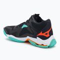 Mizuno Wave Lightning Z8 Mid röplabda cipő fekete/angol/jégzöld 3