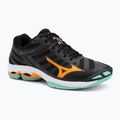 Mizuno Wave Voltage 2 röplabda cipő fekete/angol/jégzöld