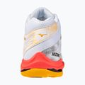 Röplabda cipő Mizuno Wave Voltage 2 Mid fehér/tüzes korall 2/citrus 3