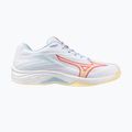 Női röplabda cipő Mizuno Thunder Blade Z fehér/calypso coral/pale banán