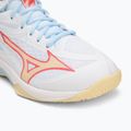 Női röplabda cipő Mizuno Thunder Blade Z Mid fehér/calypso coral/pale banán 7