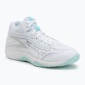 Női röplabdacipő Mizuno Thunder Blade Z Mid white/blue tint