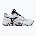 Röplabdacipő Mizuno Wave Momentum Elite white/black/ge gold 2