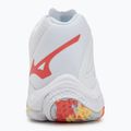 Női röplabda cipő Mizuno Wave Lightning Z8 Mid fehér/calypso coral/pale banán 6