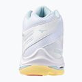 Női röplabda cipő Mizuno Wave Voltage 2 Mid fehér/calypso coral/pale banán 3
