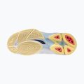 Női röplabda cipő Mizuno Wave Voltage 2 Mid fehér/calypso coral/pale banán 4