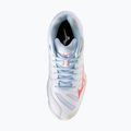 Női röplabda cipő Mizuno Wave Voltage 2 Mid fehér/calypso coral/pale banán 5