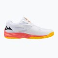 Mizuno Lightning Star Z7 fehér/tüzes korall 2/citrus gyerek röplabdacipő 2