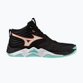 Röplabda cipő Mizuno Wave Momentum Elite Mid fekete/angol/jégzöld 8