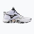 Röplabdacipő Mizuno Wave Momentum Elite Mid white/black/ge gold 8