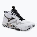 Röplabdacipő Mizuno Wave Momentum Elite Mid white/black/ge gold