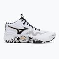 Röplabdacipő Mizuno Wave Momentum Elite Mid white/black/ge gold 2