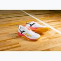Mizuno Wave Momentum Pro röplabdacipő fehér/tüzes korall 2/citrus 8