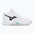 Röplabdacipő Mizuno Wave Momentum Pro Mid white/black/frozen emerald 2
