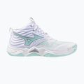 Női röplabda cipő Mizuno Wave Momentum Elite Mid fehér/kék színű