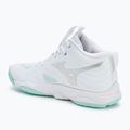 Női röplabda cipő Mizuno Wave Momentum Elite Mid fehér/kék színű 3