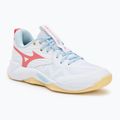 Női röplabda cipő Mizuno Wave Momentum Pro fehér/calypso coral/pale banán