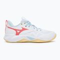 Női röplabda cipő Mizuno Wave Momentum Pro fehér/calypso coral/pale banán 2