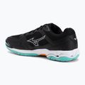 Mizuno Wave Phantom 3 kézilabda cipő fekete/angelo/jégzöld 3