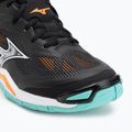 Mizuno Wave Stealth 6 kézilabda cipő fekete/angelo/jégzöld 7