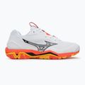 Mizuno Wave Stealth 6 kézilabda cipő fehér/tüzes korall 2/citrus 2