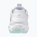 Női kézilabda cipő Mizuno Wave Stealth 6 fehér/kék árnyalatú Mizuno Wave Stealth 6 fehér/kék színű 10