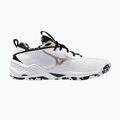 Mizuno Wave Stealth Neo 2 kézilabda cipő white/black/ge gold 2