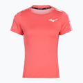 Női teniszpóló Mizuno Daybreakers Printed calypso coral