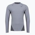 Férfi hosszú ujjú futópóló Mizuno Tech Thermal Charge quiksilver