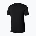 Férfi futópóló Mizuno Core Tee fekete 2