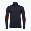Férfi futó hosszú ujjú felső Mizuno Tech Thermal Charge Half Zip baritone blue