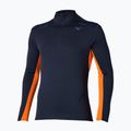 Férfi futó hosszú ujjú felső Mizuno Tech Thermal Charge Half Zip baritone blue
