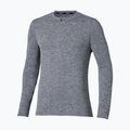 Férfi Mizuno Core Impulse Half Zip Tee quicksilver futás hosszú ujjú ruha
