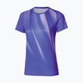 Női futópóló Mizuno Core Graphic Tee iris bloom Mizuno Core Graphic Tee iris bloom