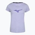 Női futópóló Mizuno Core Runbird Tee icelandic blue Mizuno Core Runbird Tee izlandi kék